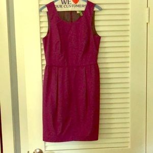 Fun fall purple, j crew dress!